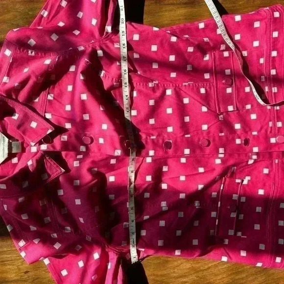 Christopher & Banks Women’s Size Large Jacket Pink and White - Picture 6 of 6